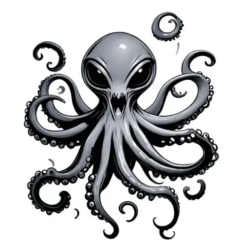 Angry Alien Octopus