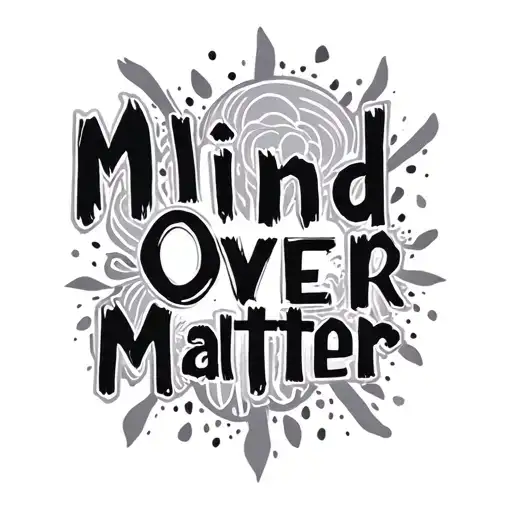 Mind Over Matter Words Making