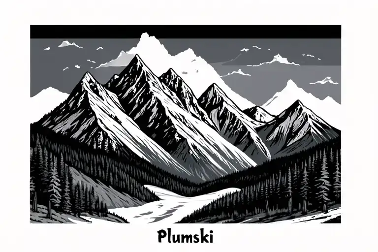 Mountain And Wilderness With The Name Plumski In It