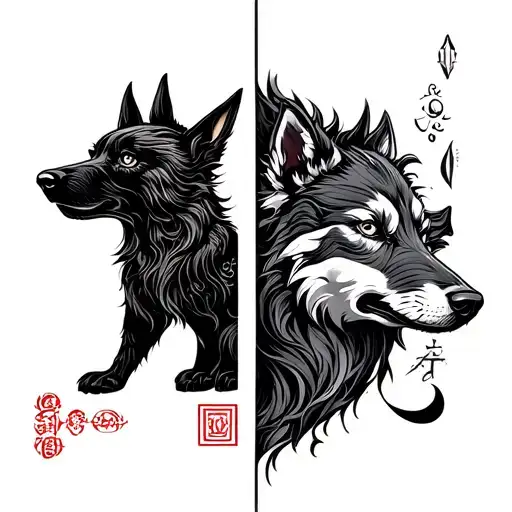 Zodiac Capricord Side By Side With Year Of The Dog Sign