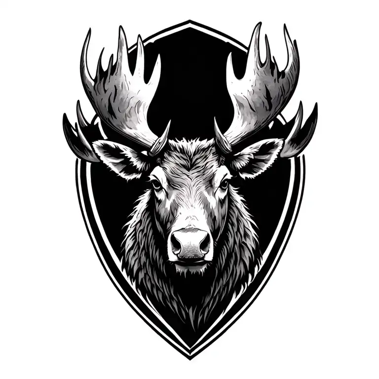 Moose In Scythian Style