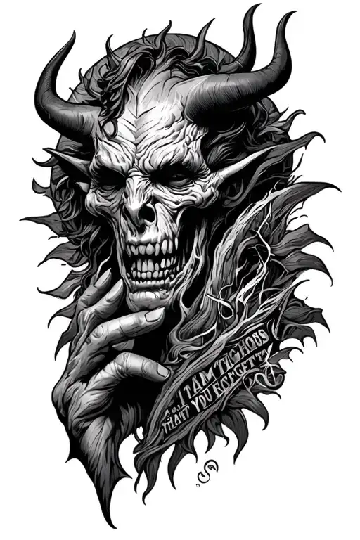 I Am The Righteous Hand Of Godand I Am The Devil That You Forgot