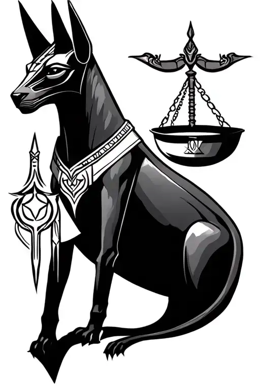 Anubis And The Scales Of Fate