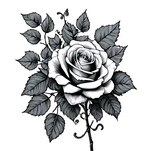 Roses And Ivy