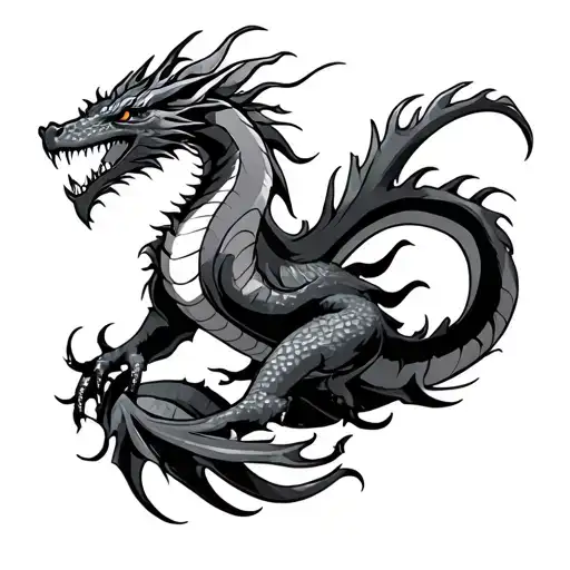 Depression Themed Dragon