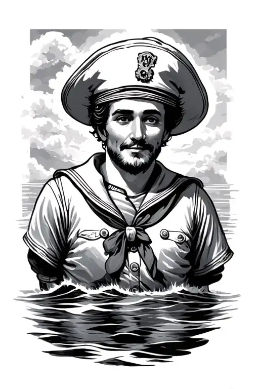 Old Timey Sailor One Piece