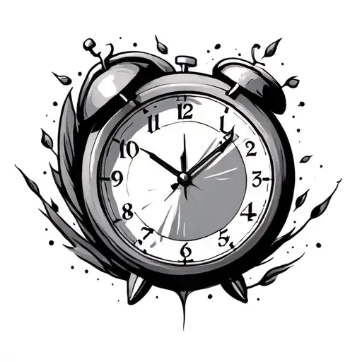 Recovery Addiction Recovery Symbol With Clock Surrounded