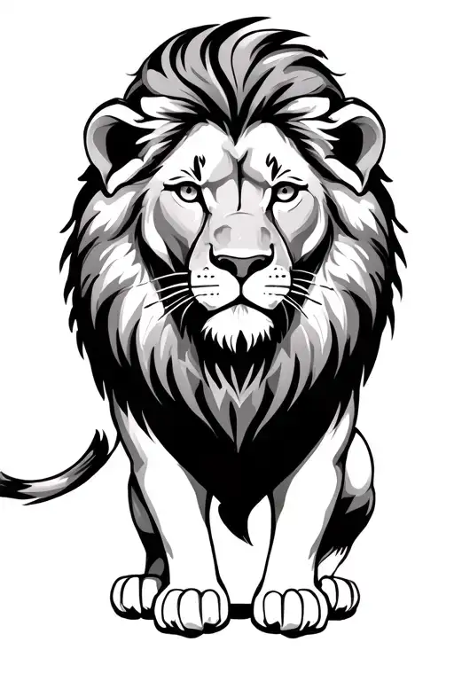 Lion Standing Tall