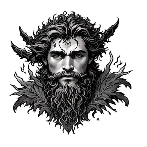 Narnia Mr Tumnus Tattoo Design