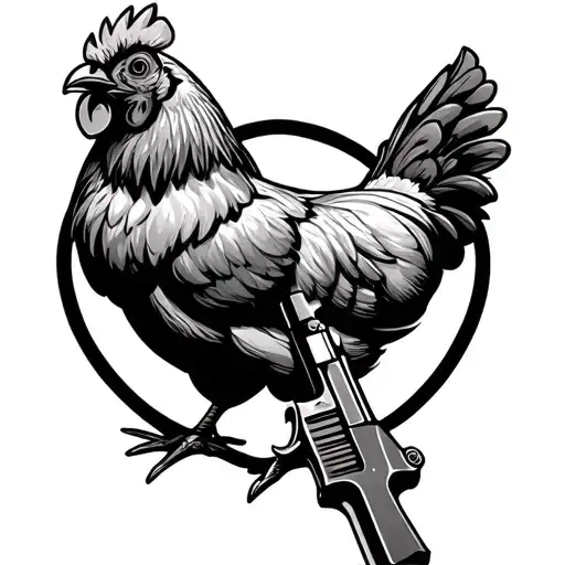 Chicken With A Gun