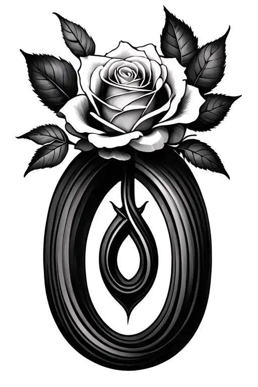 Rose Into A Infinite Symbol