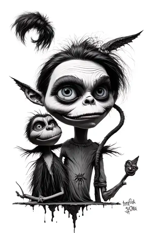 Tim Burton Movies And Coraline And Grinch