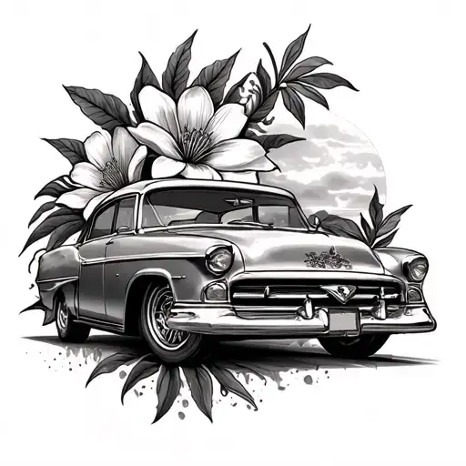 Puerto Rico And Flowers And Cars
