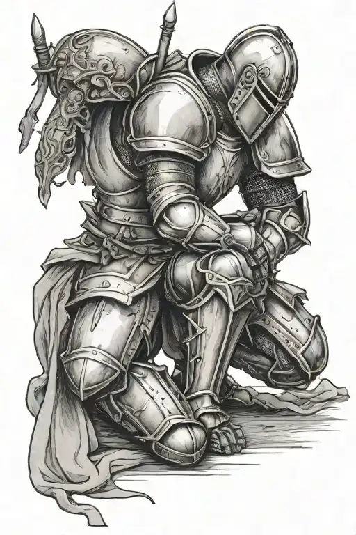 Knight Kneeling