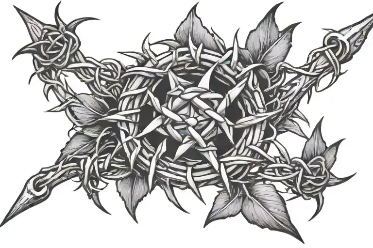 Crown Of Thorns And Nails