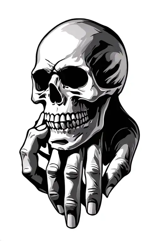 Skull Hand