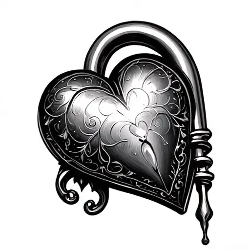 Heart Shaped Lock