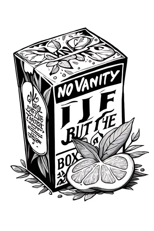 No Vanity But The I Is A Juice Box