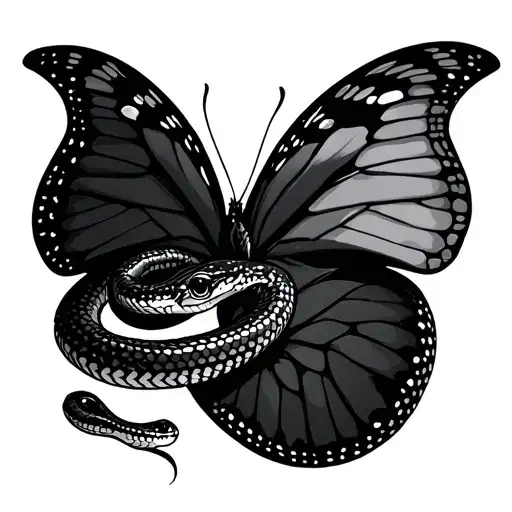 Part Snake Part Butterfly
