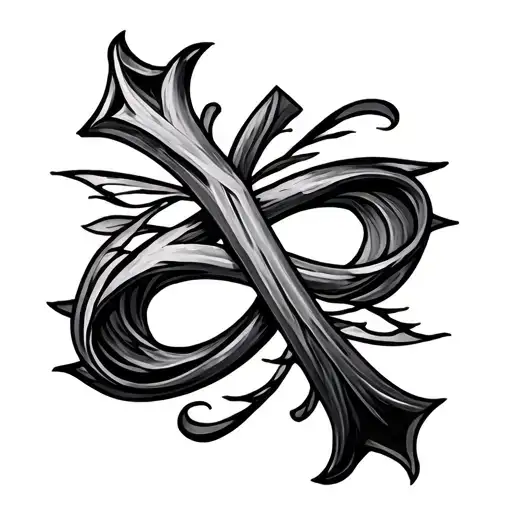 1111 With Cross Intertwined