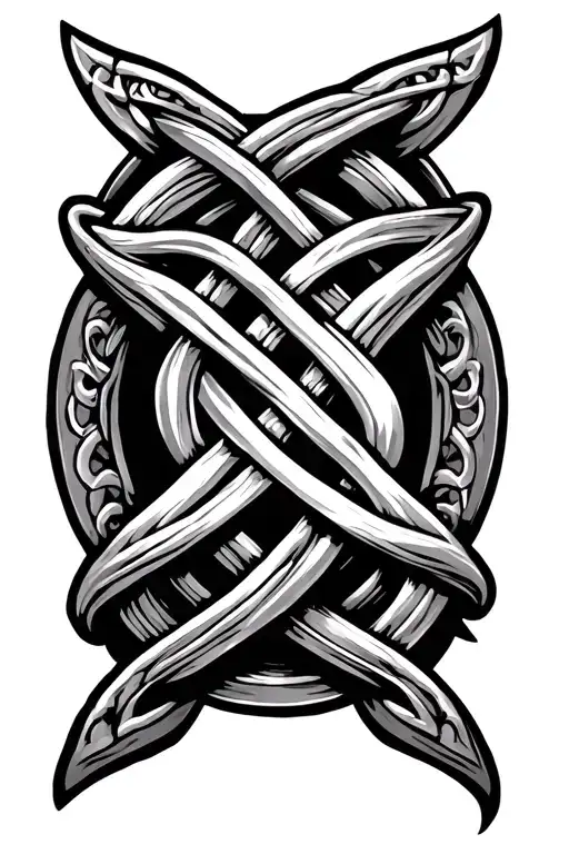 Father Knot Gaelic For Fathers Arm Sleeve