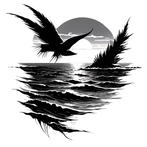 Ocean Sunrise Background