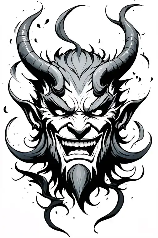 Oni Takes Off His Mask