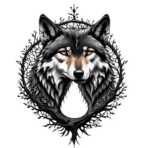 Wolf And Tree Of Life Couples