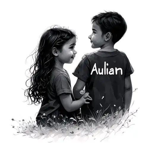 Childrens Names Julian Amd Autumn Representing There Name