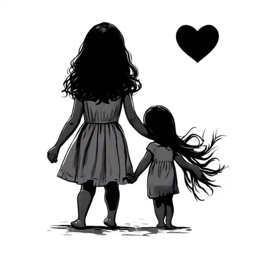 Maci And Kailee Children Holding Hands