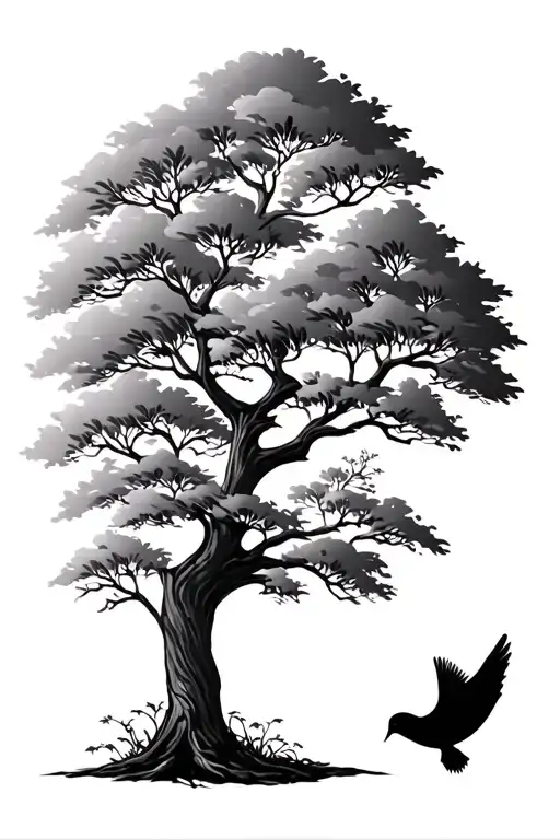 Tree And Dove