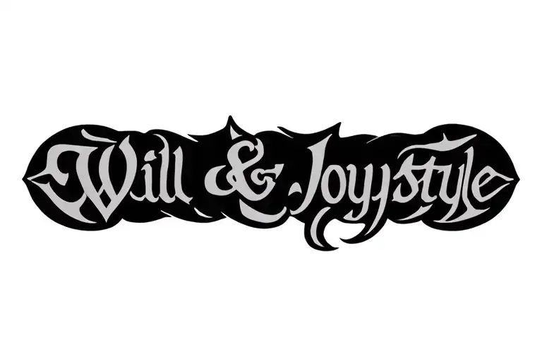 Lettering Tribal Will & Joystyle