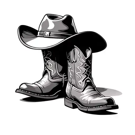 Cowboy Hat And Boots