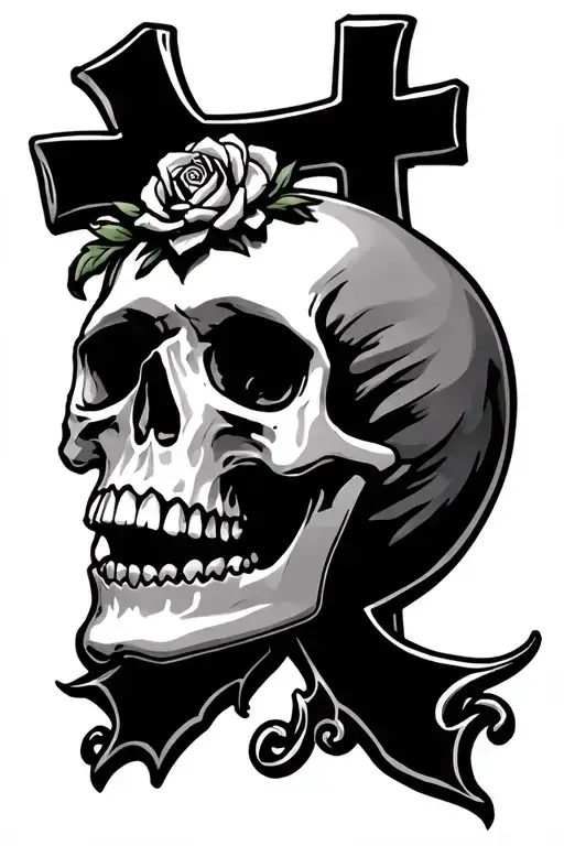 Skull And Cross