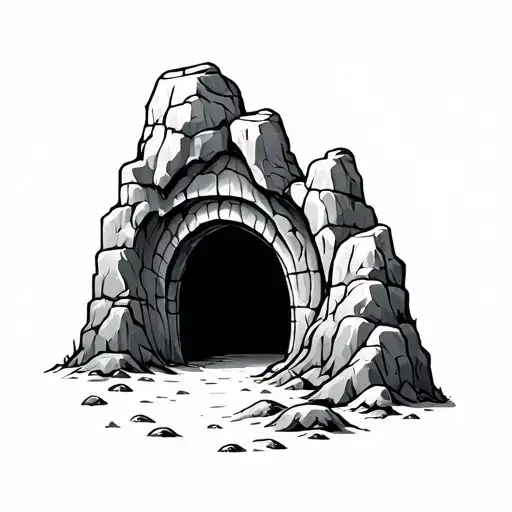 Simple Cave Entrance