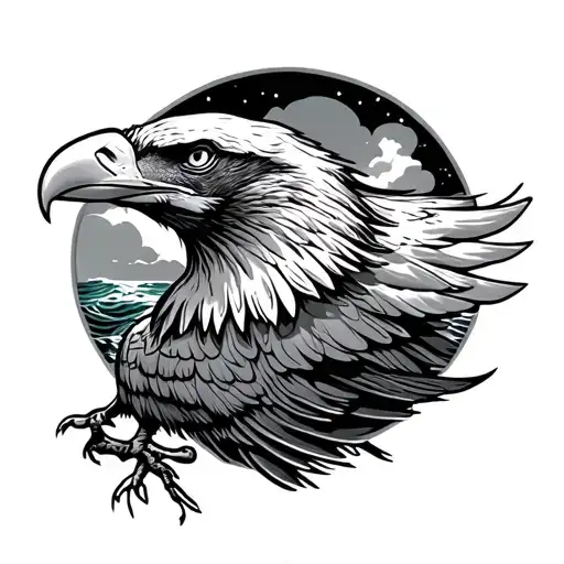Ocean And Eagle