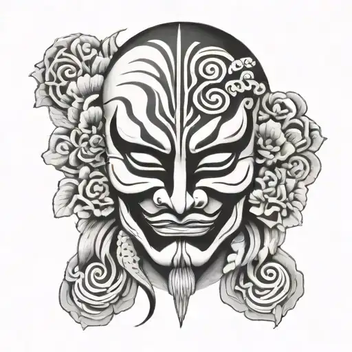 Kabuki Mask Inspired