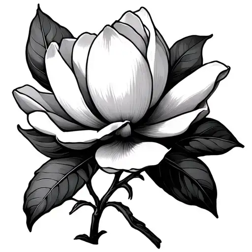 Magnolia In Bullet Casing