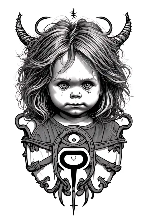 Chucky Gemini Symbol