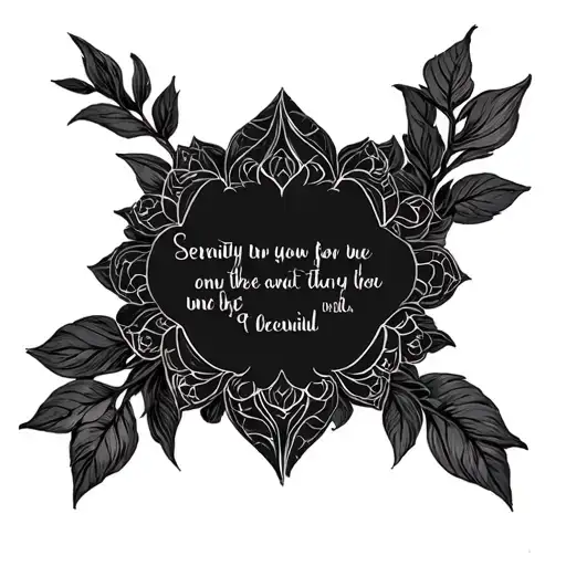 Serenity Prayer