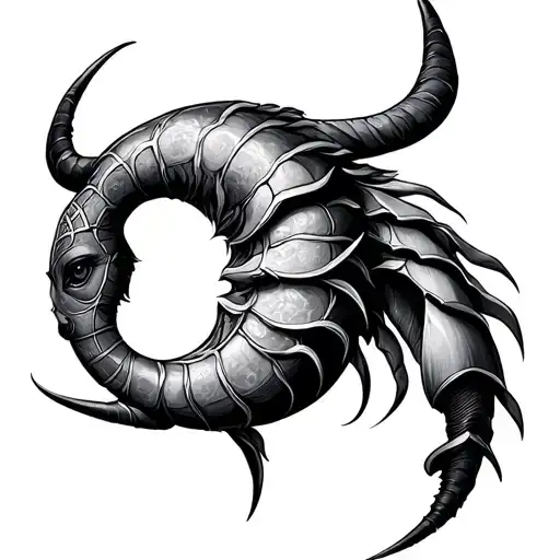 Taurus Pisces Aquarius Scorpio Zodiac Symbol