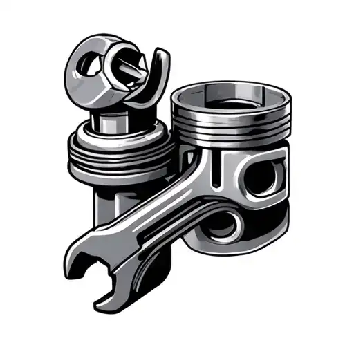 Wrenchs And Motor Pistons Forming