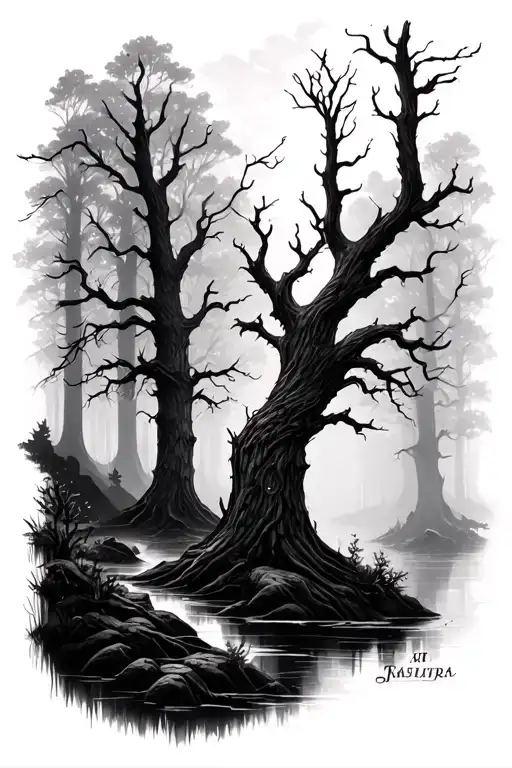 Haunted Forest Landscape