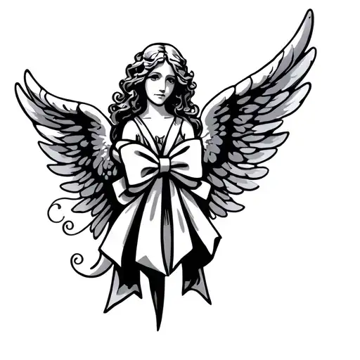 The Word Angel With A Bow