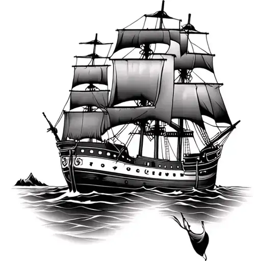 Convict Ship Australia Coastline
