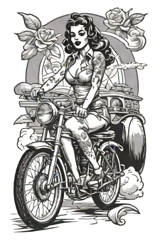 Pin Up Girl Bike Ride