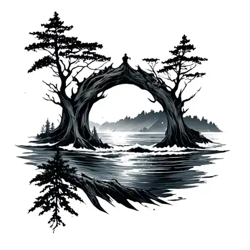 The Forrest Meets The Sea