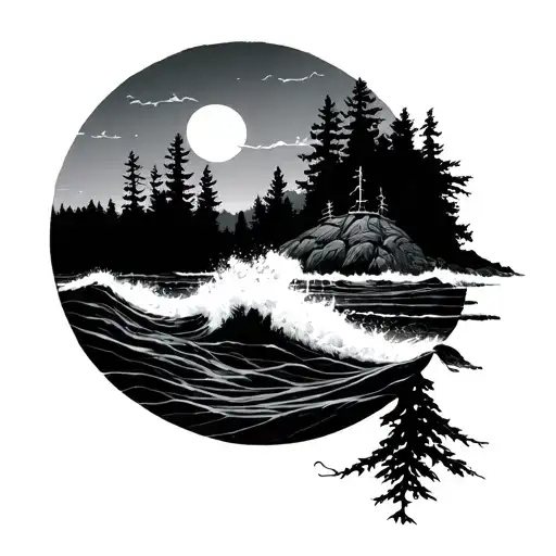 The Forrest Meets The Sea