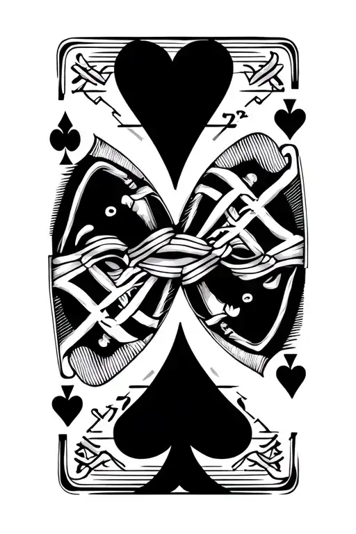 Seven Of Spade Two Of Diamonds Playing Card