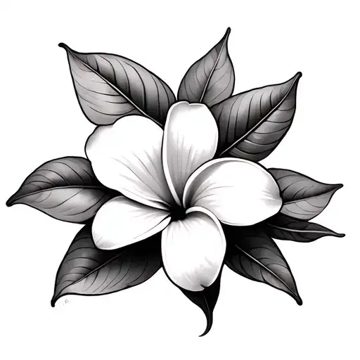 Laos Plumeria Flower